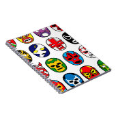 Carnet Lutte mexicaine de lutteur de masque de Lucha (Côté Droit)