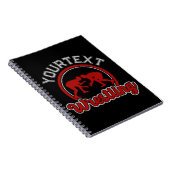 Carnet Lutter AJOUTER LE NOM Grappe Champion d'équipe (Côté Droit)