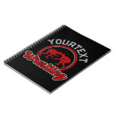 Carnet Lutter AJOUTER LE NOM Grappe Champion d'équipe (Côté gauche)