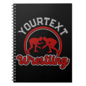 Carnet Lutter AJOUTER LE NOM Grappe Champion d'équipe (Devant)