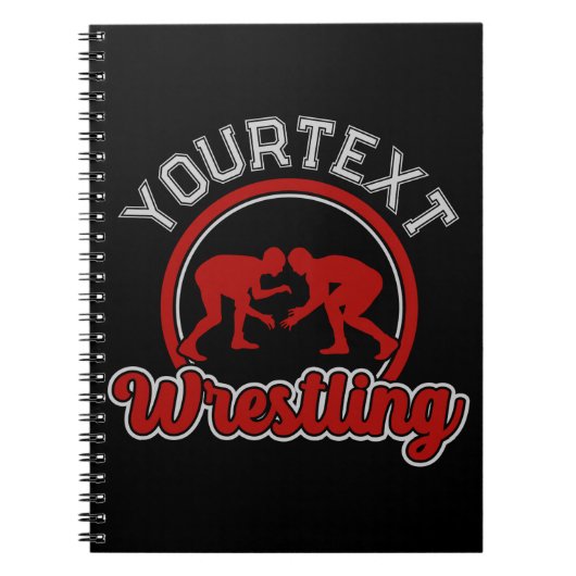 Carnet Lutter AJOUTER LE NOM Grappe Champion d'équipe (Devant)