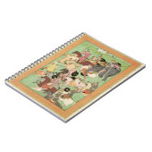 Carnet Luttez entre les forces de l'Iran et Turan, illus (Côté gauche)