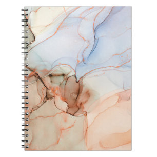 Carnet Luxe Abstrait : Art de l'encre d'alcool