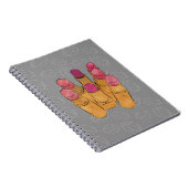 Carnet Luxe Lipstick Kiss (Côté Droit)