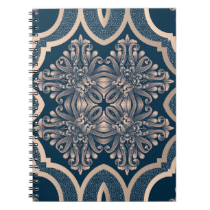 Carnet Luxueux Vintage Damask Motif sans couture