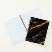 Carnet Luxury Black and Gold Marble Spiral Notebook (Intérieur)