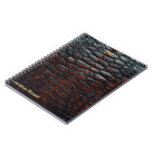 Carnet Luxury Executive Monogram Premium Leather (Côté gauche)