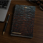 Carnet Luxury Executive Monogram Premium Leather