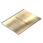 Carnet Luxury Gold Foil Professional Girly (Côté gauche)