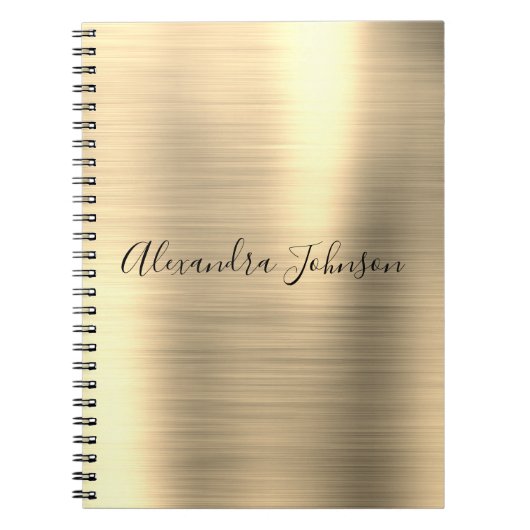 Carnet Luxury Gold Foil Professional Girly (Devant)