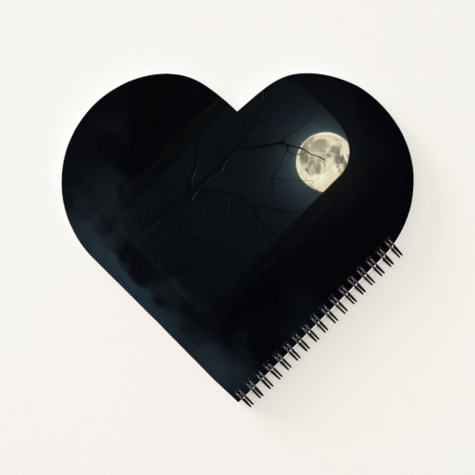 Carnet Luxury Haunted Gothic Mirror Halloween Notebook (Dos)