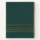 Carnet Luxury Linen Popular Green Gold Texture Collection (Dos)