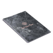 Carnet Luxury Marble Custom Nail Salon with Logo (Côté Droit)