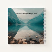 Carnet Luxury Spiral Notebook – Elegant & Personalized De (Dos)