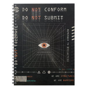 Carnet L'Watcher - Techno-Brutalist Streetwear Design