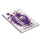 Carnet LYFL 13 | Noteboo du logo de Lassen Grunge Purple  (Côté Droit)