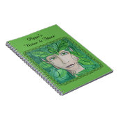 Carnet lymphatique en bois, Jotter, Bloc-notes (Côté Droit)