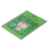 Carnet lymphatique en bois, Jotter, Bloc-notes (Côté gauche)