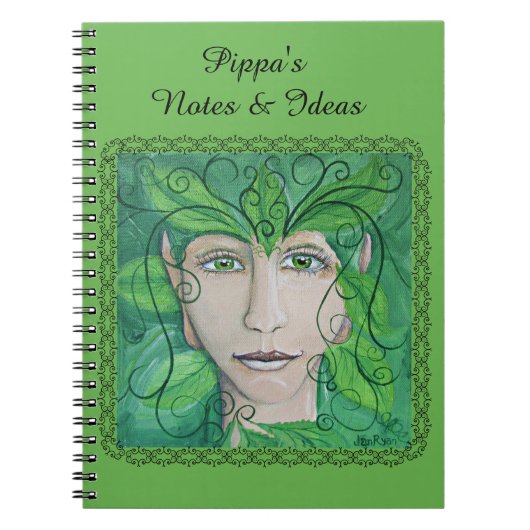 Carnet lymphatique en bois, Jotter, Bloc-notes (Devant)