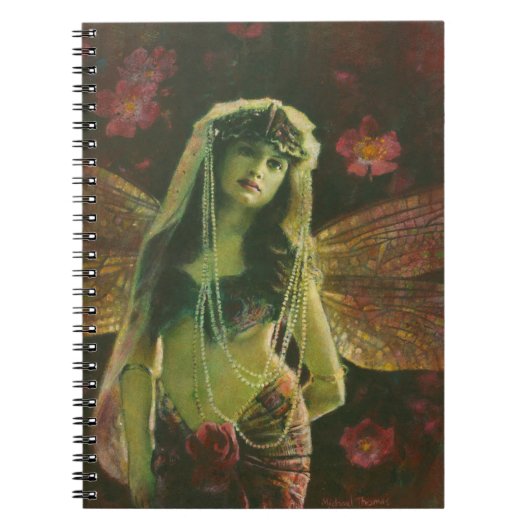 Carnet lymphatique vintage Fairy (Devant)