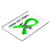 Carnet Lymphome de l'espoir 5 de foi de courage (Côté gauche)