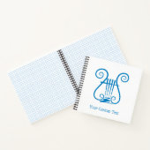 Carnet Lyre Bleue (Intérieur)