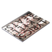 Carnet LYRICS COMPÉTENCE BATTRE hip hop (Côté gauche)