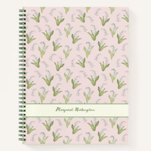 Carnet Lys à main de la Vallée Élégant rose-clair