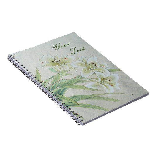 Carnet Lys blancs (Côté Droit)