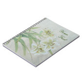 Carnet Lys blancs (Côté gauche)