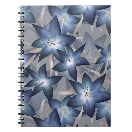 Carnet Lys bleus (Devant)