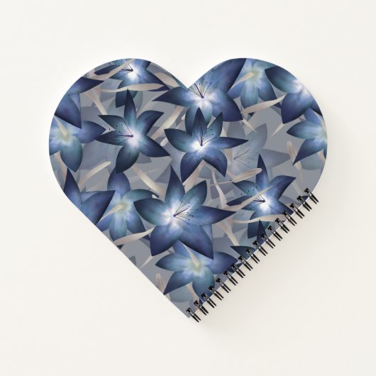 Carnet Lys bleus (Dos)