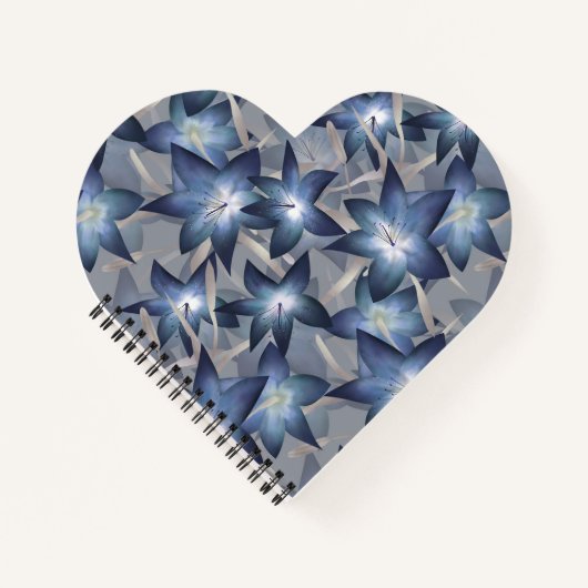 Carnet Lys bleus (Devant)