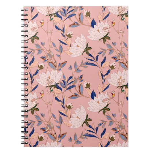 Carnet Lys crème Beige : Arrière - plan rose sans couleur (Devant)