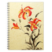 Carnet Lys de tigre - rouge (Devant)