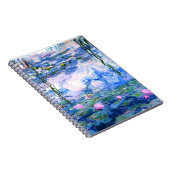 Carnet Lys d'eau rose Monet (Côté Droit)
