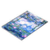 Carnet Lys d'eau rose Monet (Côté gauche)