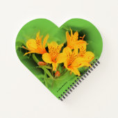 Carnet Lys élégant des Incas / Alstroemeria jaune (Dos)