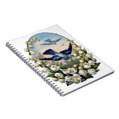 Carnet Lys fleuris vintages des oiseaux de vallée (Côté Droit)