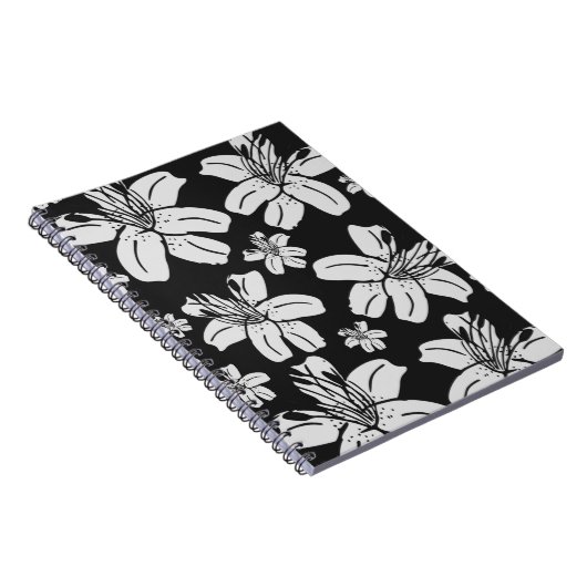 Carnet Lys noirs et blancs (Côté Droit)