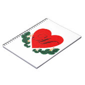 Carnet M dans un coeur (Côté gauche)