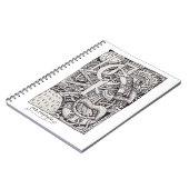Carnet M. Emptyful, Dessin d'encre (Côté gauche)