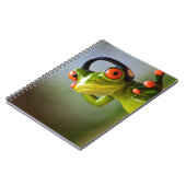 Carnet M. Frog avec casque (Côté gauche)