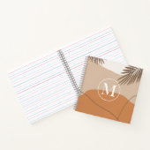 Carnet M - Lettre monographie initiale M Conception abstr (Intérieur)