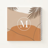 Carnet M - Lettre monographie initiale M Conception abstr (Dos)