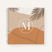 Carnet M - Lettre monographie initiale M Conception abstr (Devant)