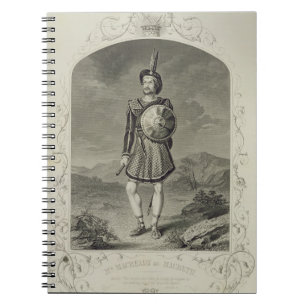 Carnet M. Macready comme Macbeth, scène 3 de la Loi I,