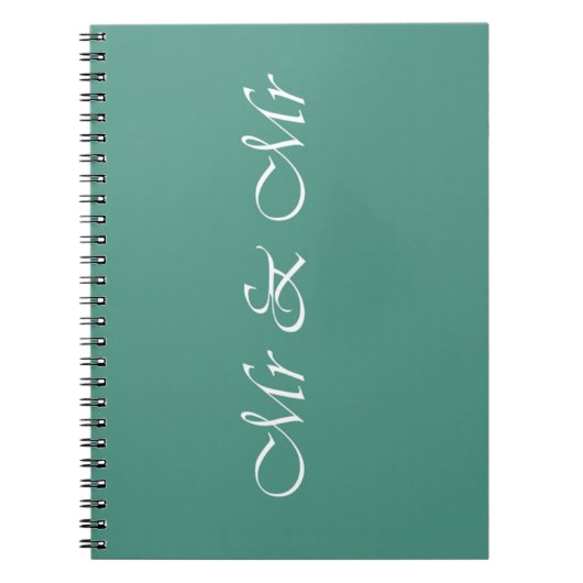 Carnet M. & Mme Typographie (Devant)