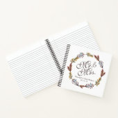 Carnet M. & Mrs Simple Floral Mariage Guestbook (Intérieur)