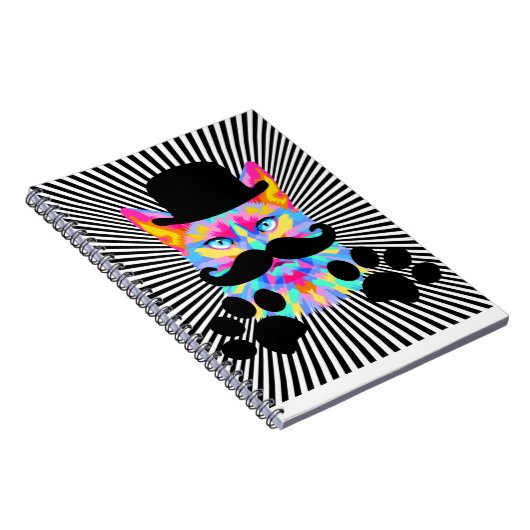 Carnet M. mustach chat (Côté Droit)